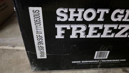 Jagermesiter shot glass freezer