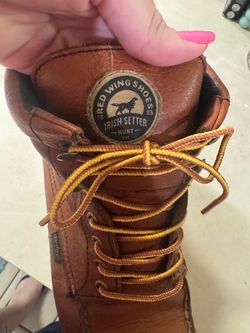Red wings boots