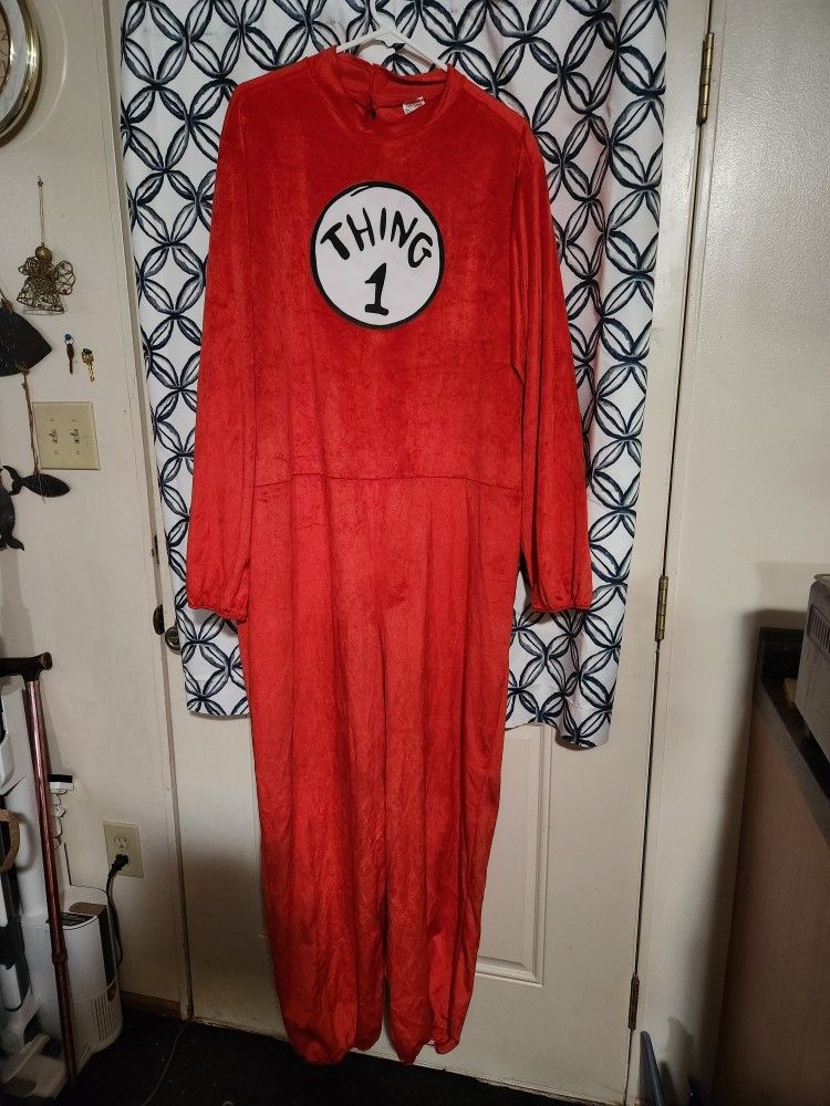 Thing 1 Costume Size L/XL