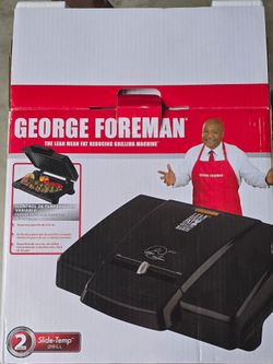 NEW XL George Foreman Lean Mean Fat Grilling Machine
