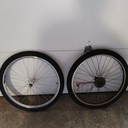 Bike wheelset, 24" x 1.95"