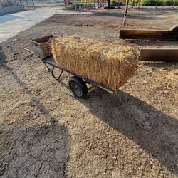 Utility Cart Hay Wagon Wheelbarrow