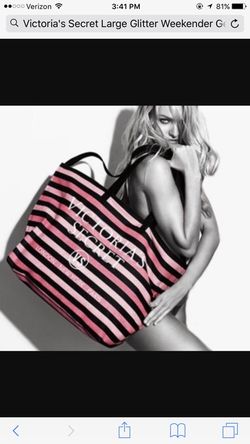 Brand New Victoria Secret large weekender getaway tote bag