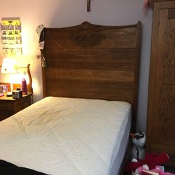 Antique Oak Bedroom Set 