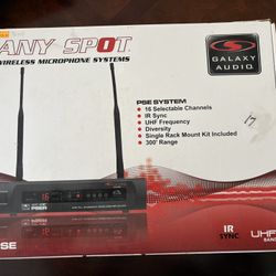 Galaxy Audio Any Spot Wireless Microphone System (PSE System)