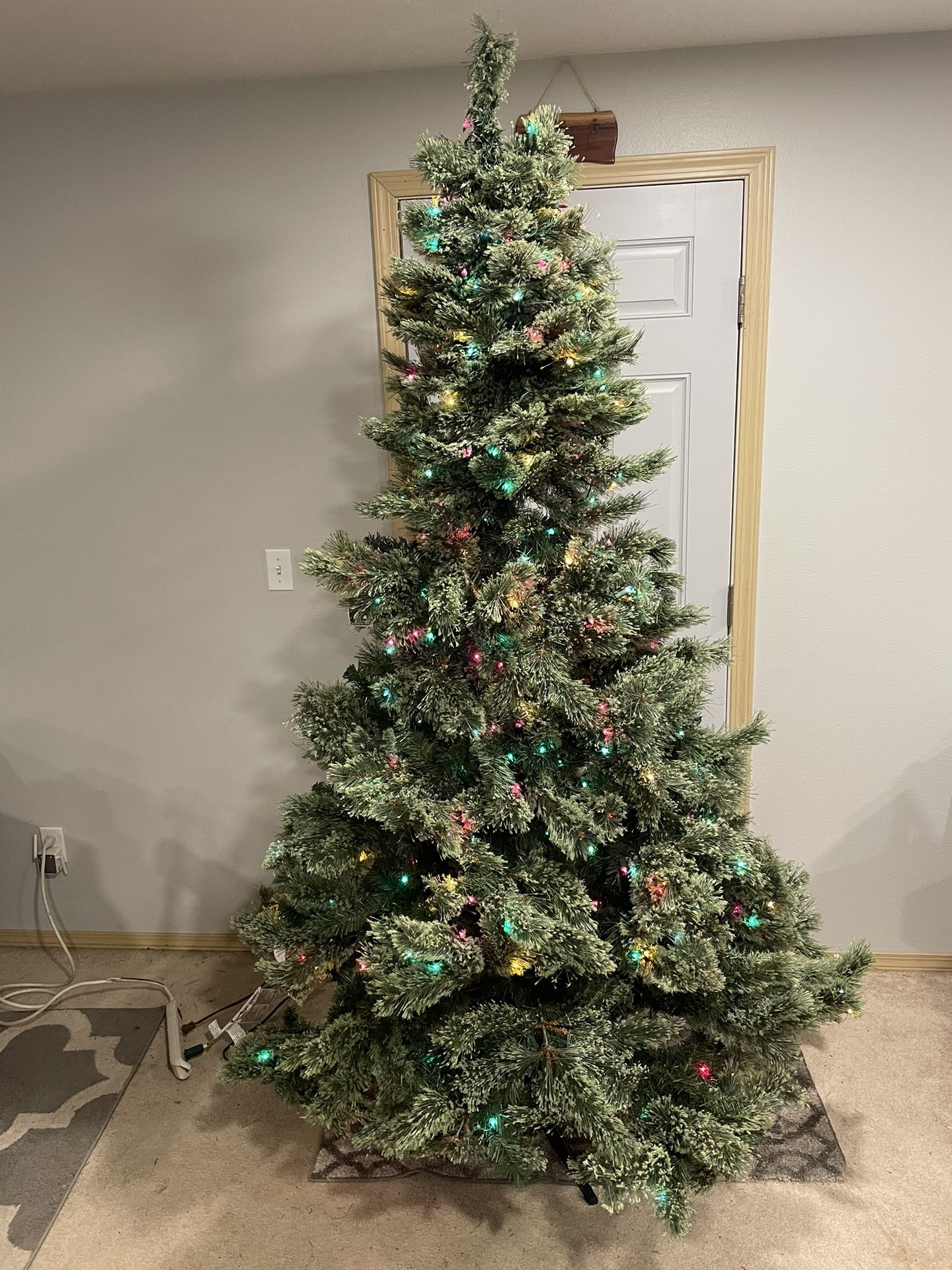 Jaclyn Smith 7.5 Foot Ridgedale Pine Artificial Christmas Tree for Sale