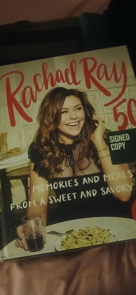 Rachel Ray Signed Book