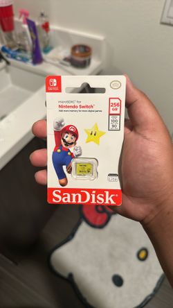 Nintendo Switch Micro SD Mario Star Edition 256gb