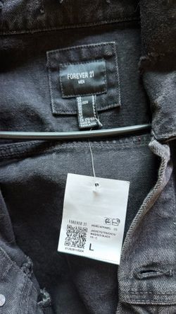 Men’s New Black Jean Jacket