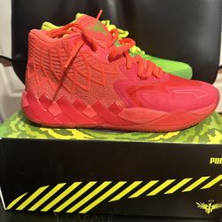 Size 9.5- PUMA MB.01 x Rick and Morty Green/ Red 2022