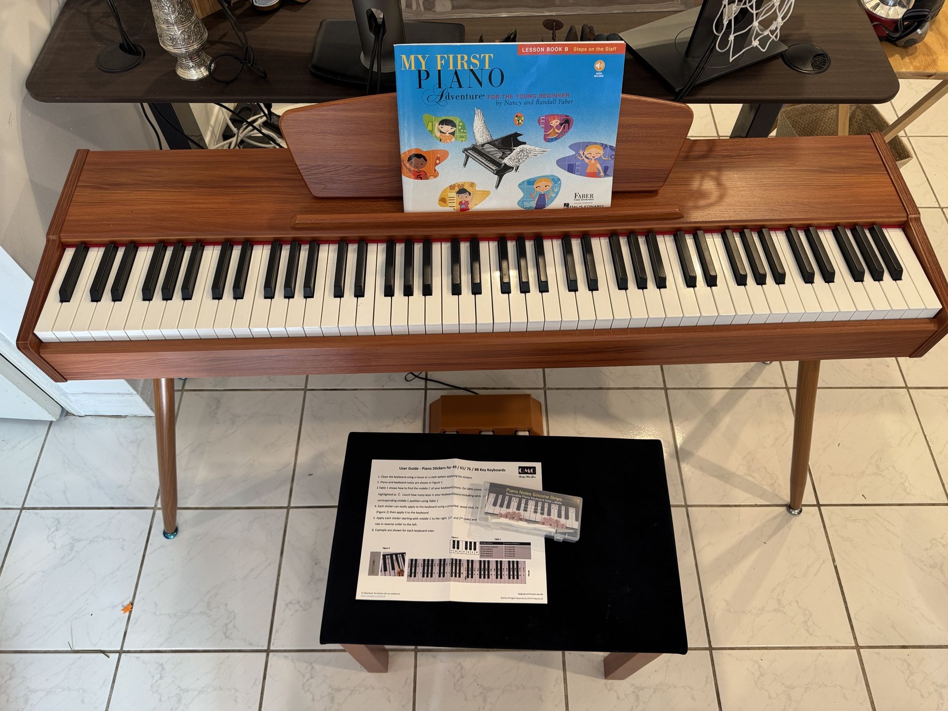 Donner DDP-80 Digital Piano 88 Key Weighted Keyboard, Full-size