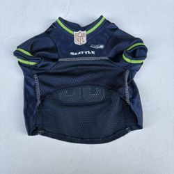 Seattle Seahawks Small Pet Dog Jersey 