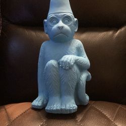 Blue Monkey with fez