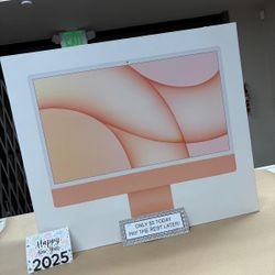 Apple IMac 24 Inch 2021 M1 Desktop - Only $1 Today Pay The Rest Later! 