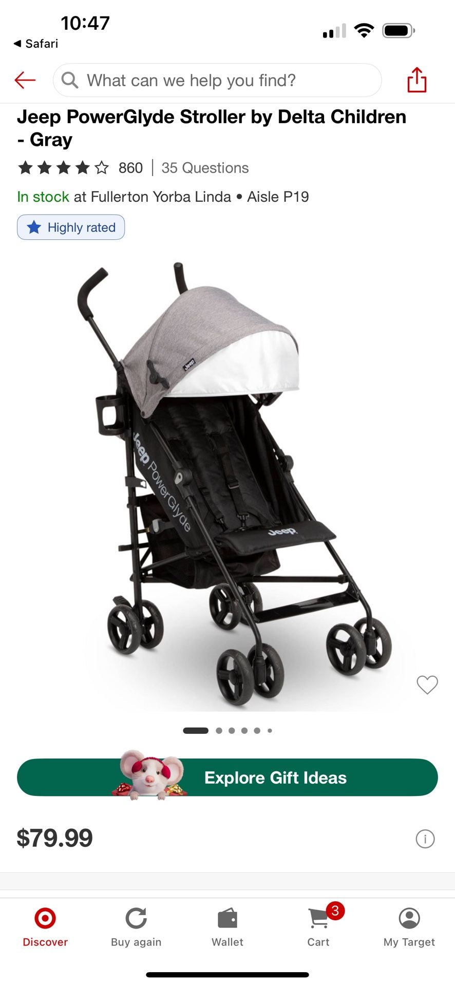 Jeep Power Glyde Stroller By Delta Children