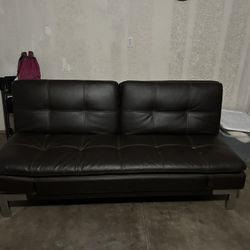 Dark Brown Futon Couch