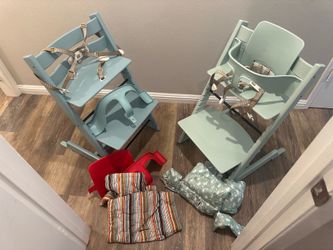 Two Tripp Trapp High Chairs