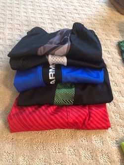 Under armor and Nike boys