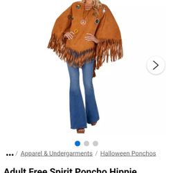 Poncho Hippie HALLOWEEN 