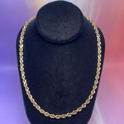 14k 27.1g 29” Rope Chain