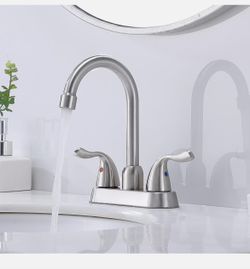 2 Hole Bathroom Faucet Black Bronze  And Chrome, And Gold And  Black And Nickel F9B $30