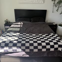 Queen Bedframe and Nightstands