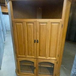 Corner Cabinet Entertainment Center 