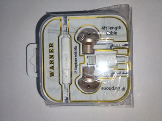 Iphone and Android Earphones with Mic.
