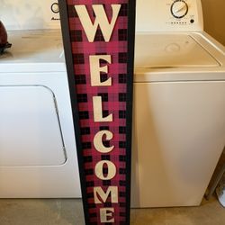 Porch Welcome Sign
