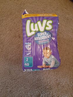 Luvs diapers size 2