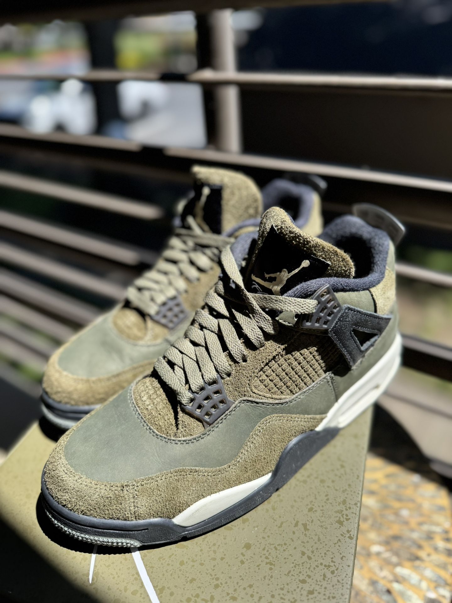 Air Jordan 4 Olive Green
