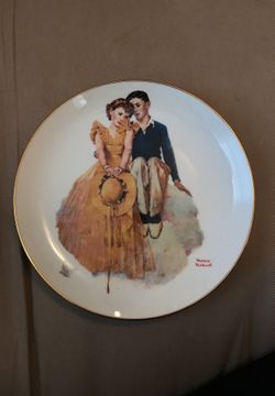 Norman Rockwell numbered plate A 6982