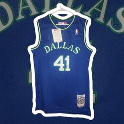 Men's Dallas Mavericks Dirk Nowitzki #41 Royal 1(contact info removed) Hardwood Classics Swingman Jersey