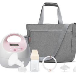 New Spectra Baby S2 Plus Premier Electric Breast Pump with Grey Tote Premium Accessory Kit - 24 mm