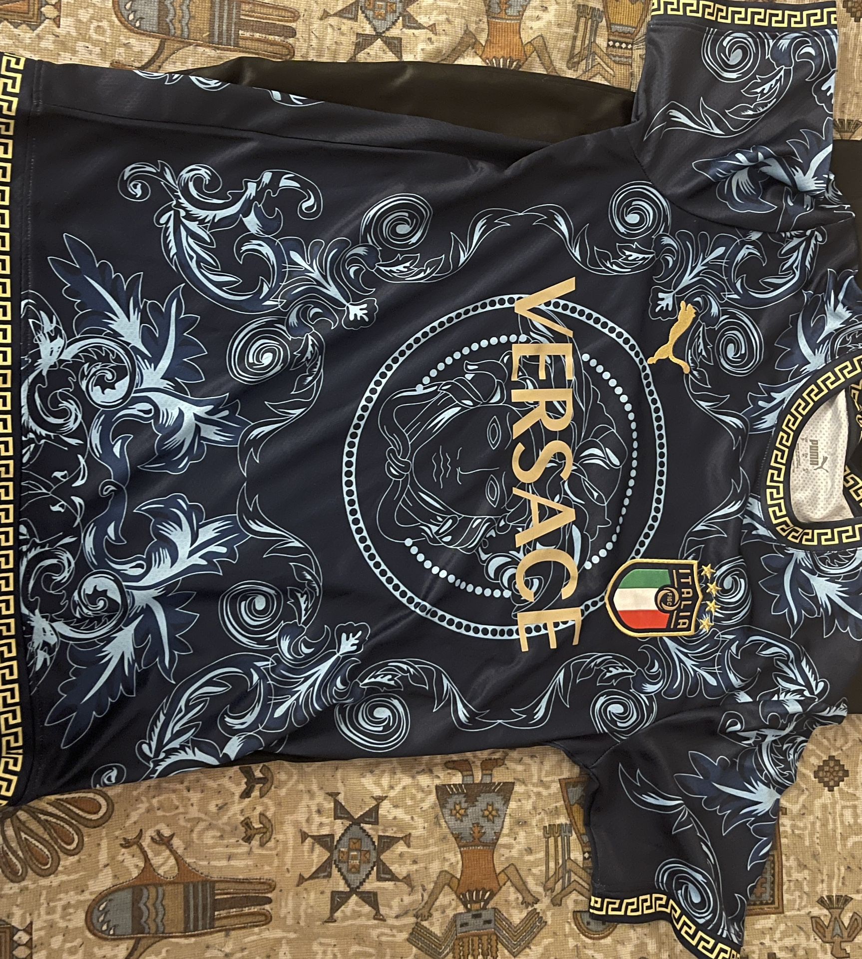 New Puma X Versace Italia Special Edition Soccer Jersey