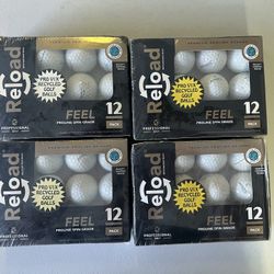 Reload Pro V1X Recycled Golf Balls – 4 Packs (48 Balls Total)