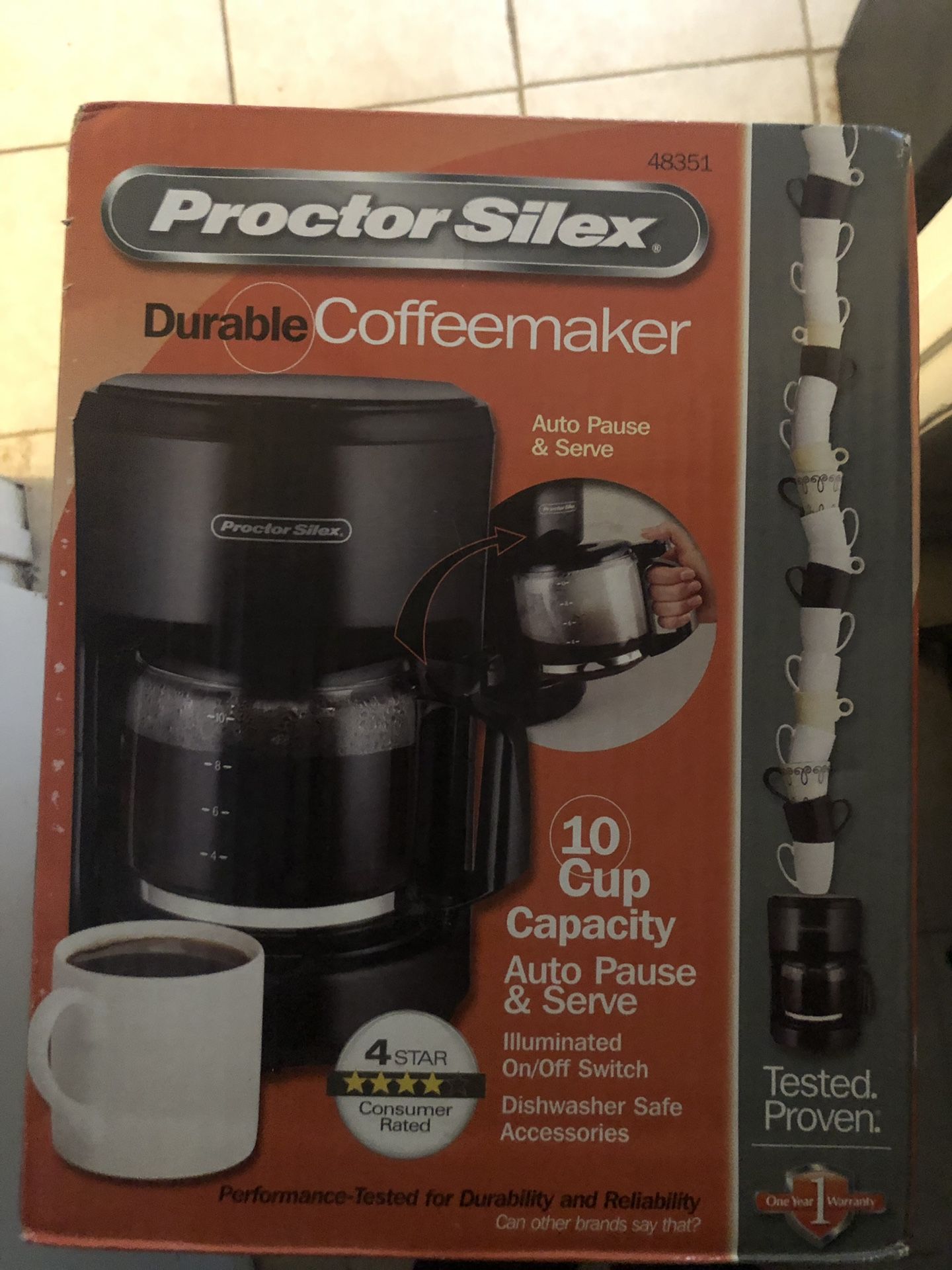 Proctor silex coffee maker