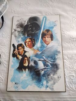 Star warsCharacters Wall Art Plaque