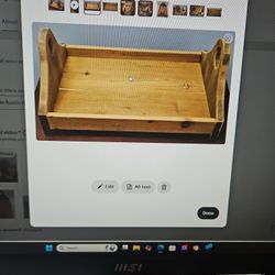 Handmade Wood Serving Tray