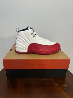 Air Jordan 12 Retro Cherry White Red 11.5