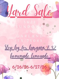 Yard sale