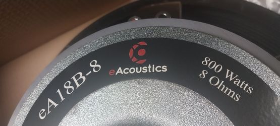 Brand new never install Eacoustics 18" woofer