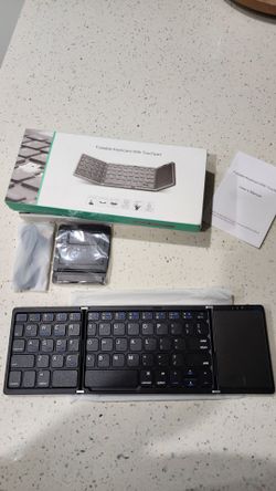 Kidopire Foldable Bluetooth Keyboard with Touchpad