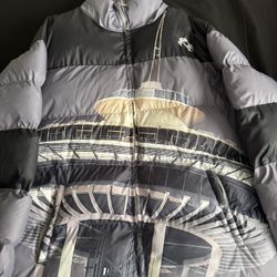 Seattle Space Needle Puffer Jacket 