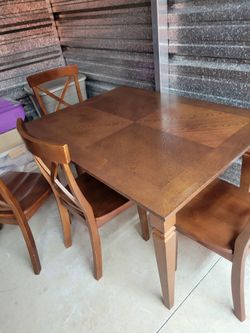 Table and 4 Chairs