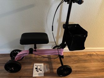 Like New Adjustable Knee Scooter Walker for Adults