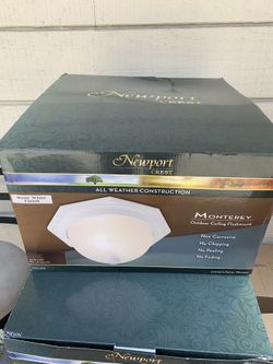 Outdoor Ceiling Flush Mount Light