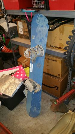 Snow bunny snowboard