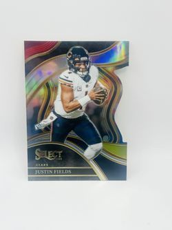 Justin Fields Select Die Cut    Steelers Bears