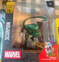 McFarlane Toys Marvel 1:10th The Amazing Spider-man 318 SCORPION Gold Label